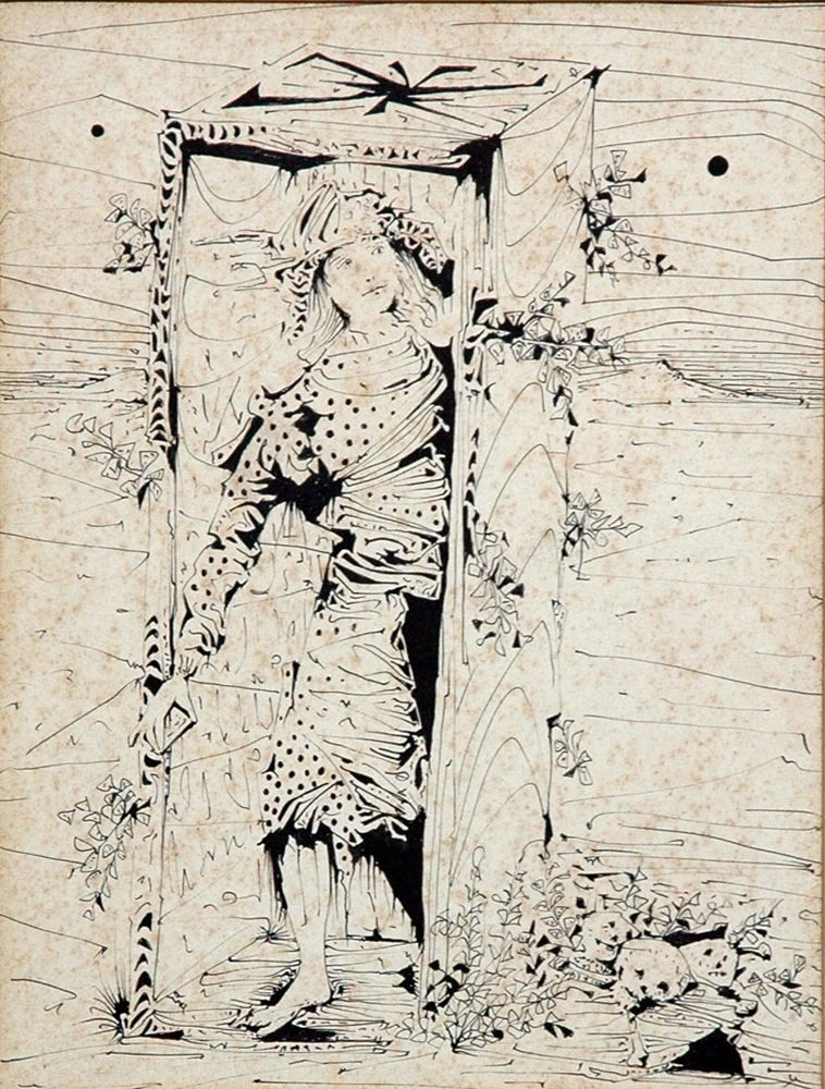 Noica, tinta,1949, sin firma, Colección Universidad de Tucumán