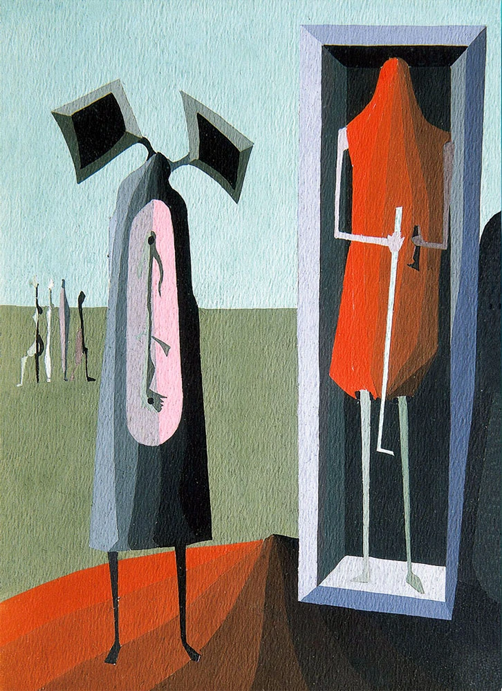 El ángel el fuego, tempera,1939,18,5 x 13 cm, sin firma
