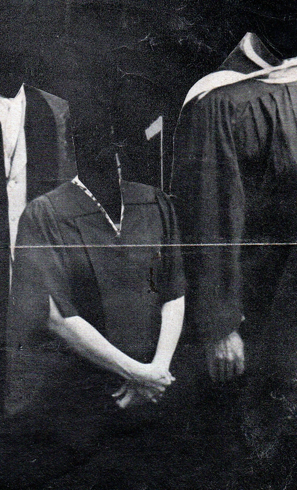 Sin titulo, collage, 1942,13,5 x 8,5cm